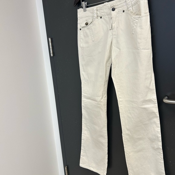 Diesel sz28 Y2K Cream Straight-Leg jeans in excellent used condition low rise - Picture 3 of 14